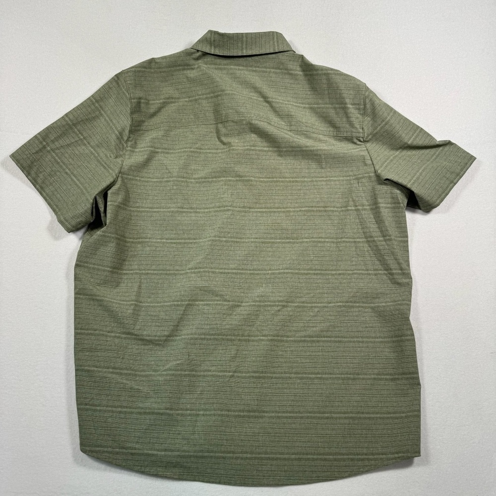 Gerry Shortsleeve Button Down Up Shirt Mens Size XL Green Collared - Picture 2 of 8